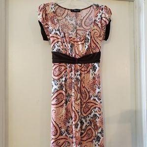 Paisley design dress